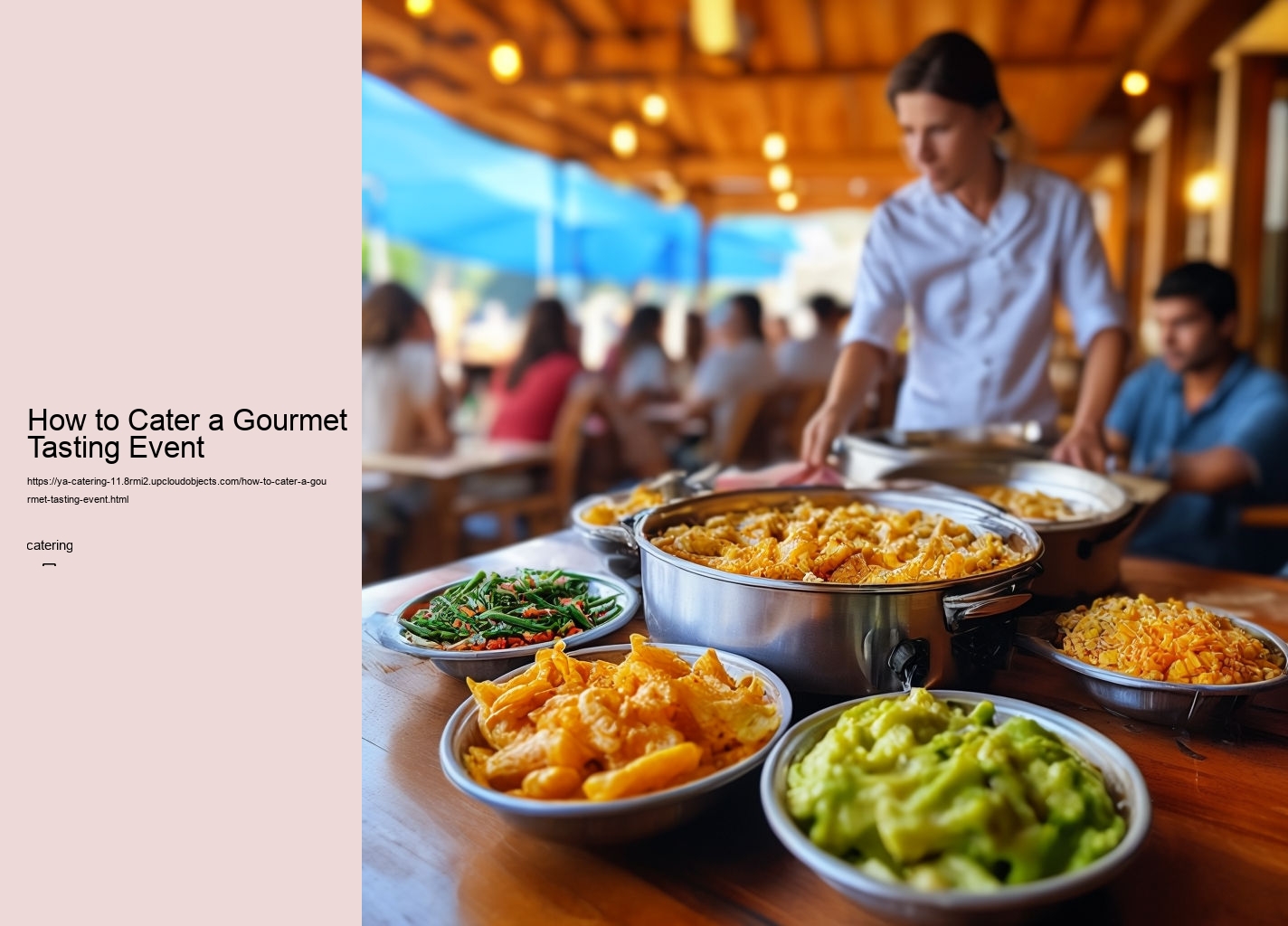 How to Cater a Gourmet Tasting Event