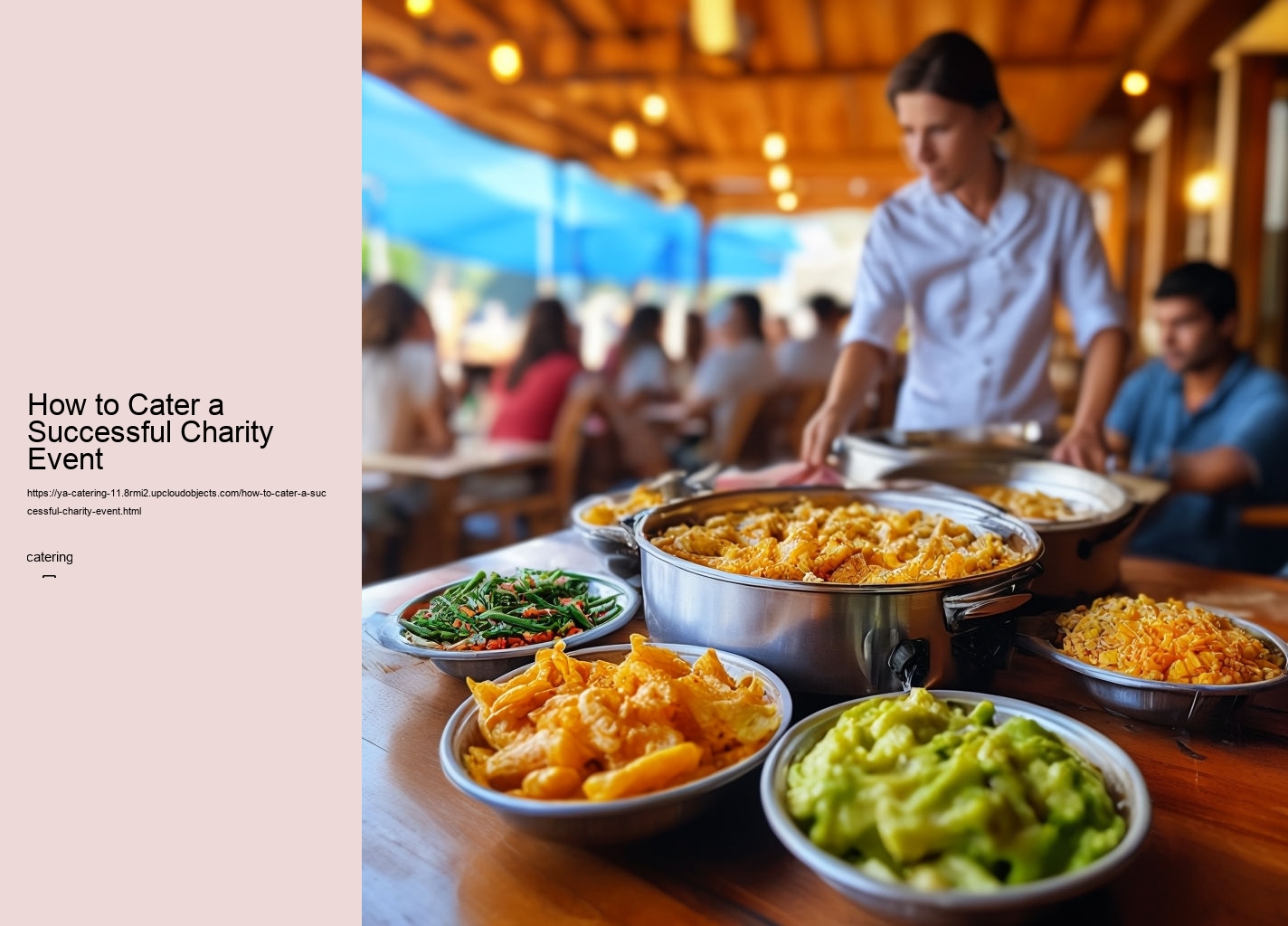 How to Cater a Successful Charity Event